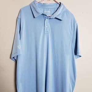 SUNICE MEN'S SHORT SLEEVE GOLF SHIRT SIZE XXL TTG SPORTS BLUE SPORTS WEAR MAN'S